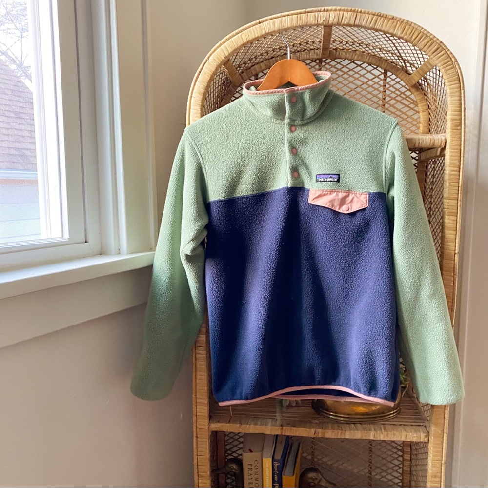 Patagonia Synchilla Snap-T Fleece Pullover Colorblock Rare✨